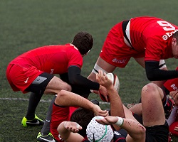 initiation rugby mêlée toulouse biarritz